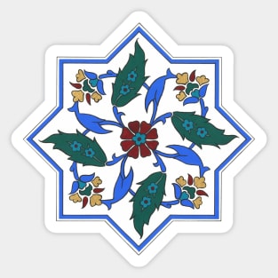 Turkey Iznik Tile pattern Istanbul Sticker